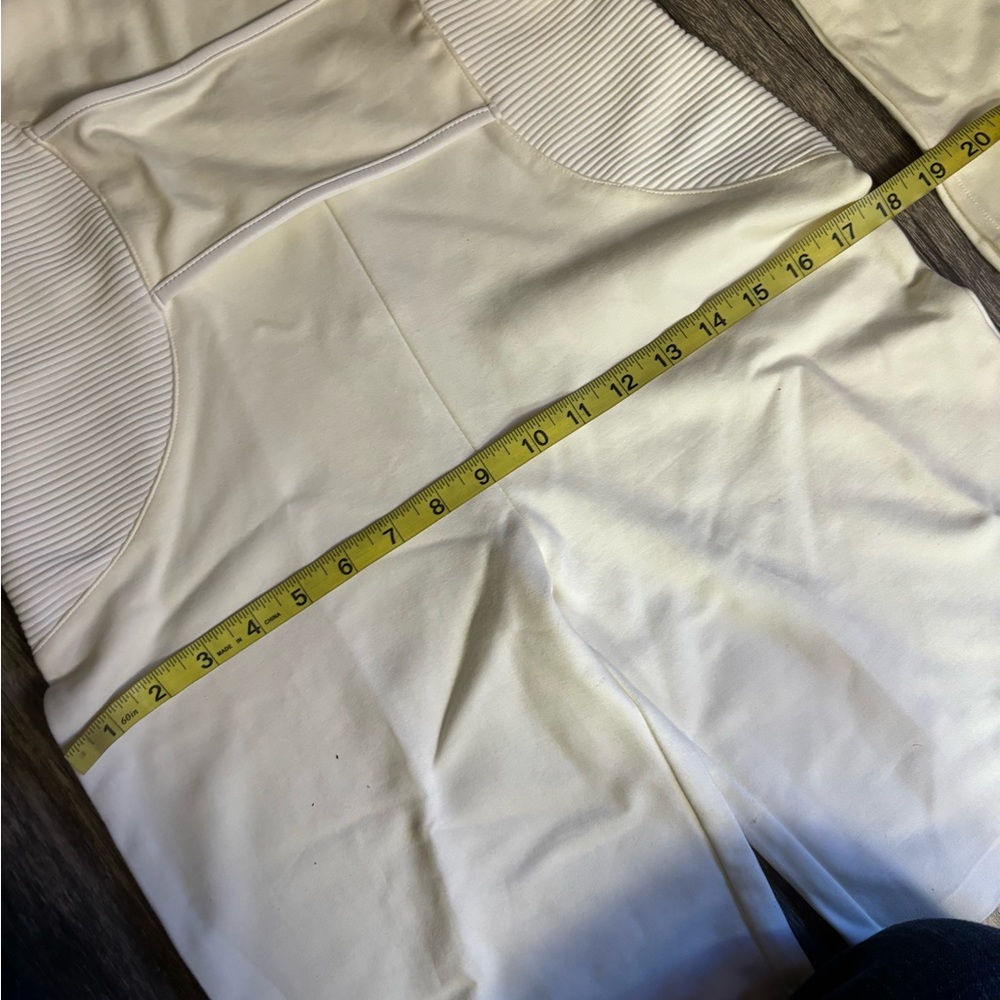 NWT Maniere De Voir White Pleated Bandage Playsuit Romper Jumpsuit Size 12 - Picture 9 of 14